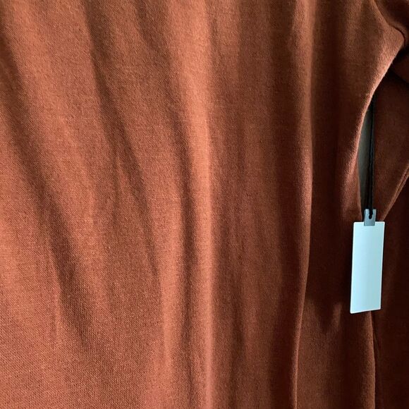 ASTR The Label Rosey Rust Wrap Neck Cutout Dress Long Sleeve Size XL Extra Large - Picture 14 of 15